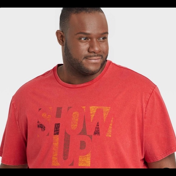 Black History Men’s Show Up Short Sleeve Graphic T-Shirt NWT - Picture 6 of 6